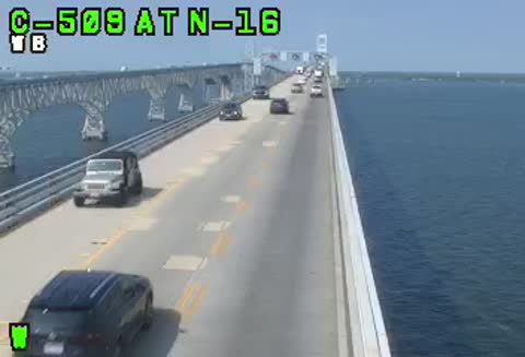 Live Chesapeake Bay Bridge traffic camera