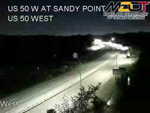 Sandy Point, Westbound: live Chesapeake Bay Bridge traffic camera (US 50/301, Maryland)