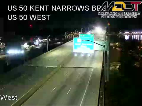 Kent Narrows: live Chesapeake Bay Bridge traffic camera (US 50/301, Maryland)