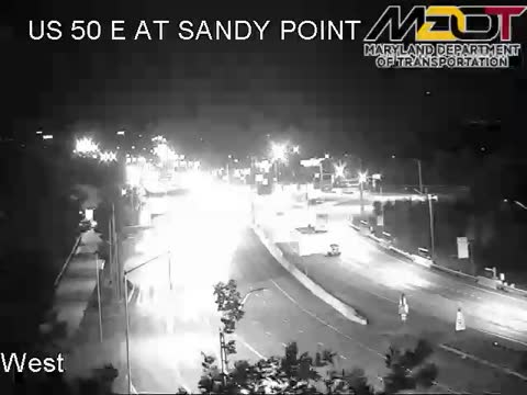 Sandy Point, Eastbound: live Chesapeake Bay Bridge traffic camera (US 50/301, Maryland)