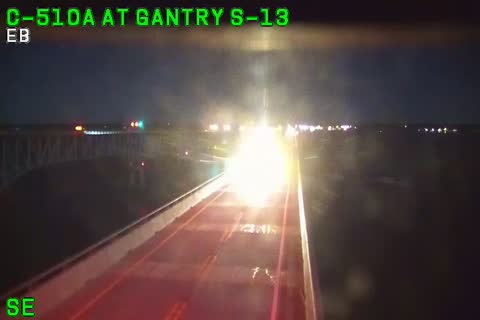 Bay Bridge Mid-Span, Eastbound: live Chesapeake Bay Bridge traffic camera (US 50/301, Maryland)