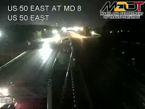 Rte 8 Overpass, facing the Bridge: live Chesapeake Bay Bridge traffic camera (US 50/301, Maryland)