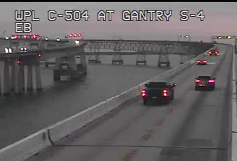 Top of the Bay Bridge: live Chesapeake Bay Bridge traffic camera (US 50/301, Maryland)