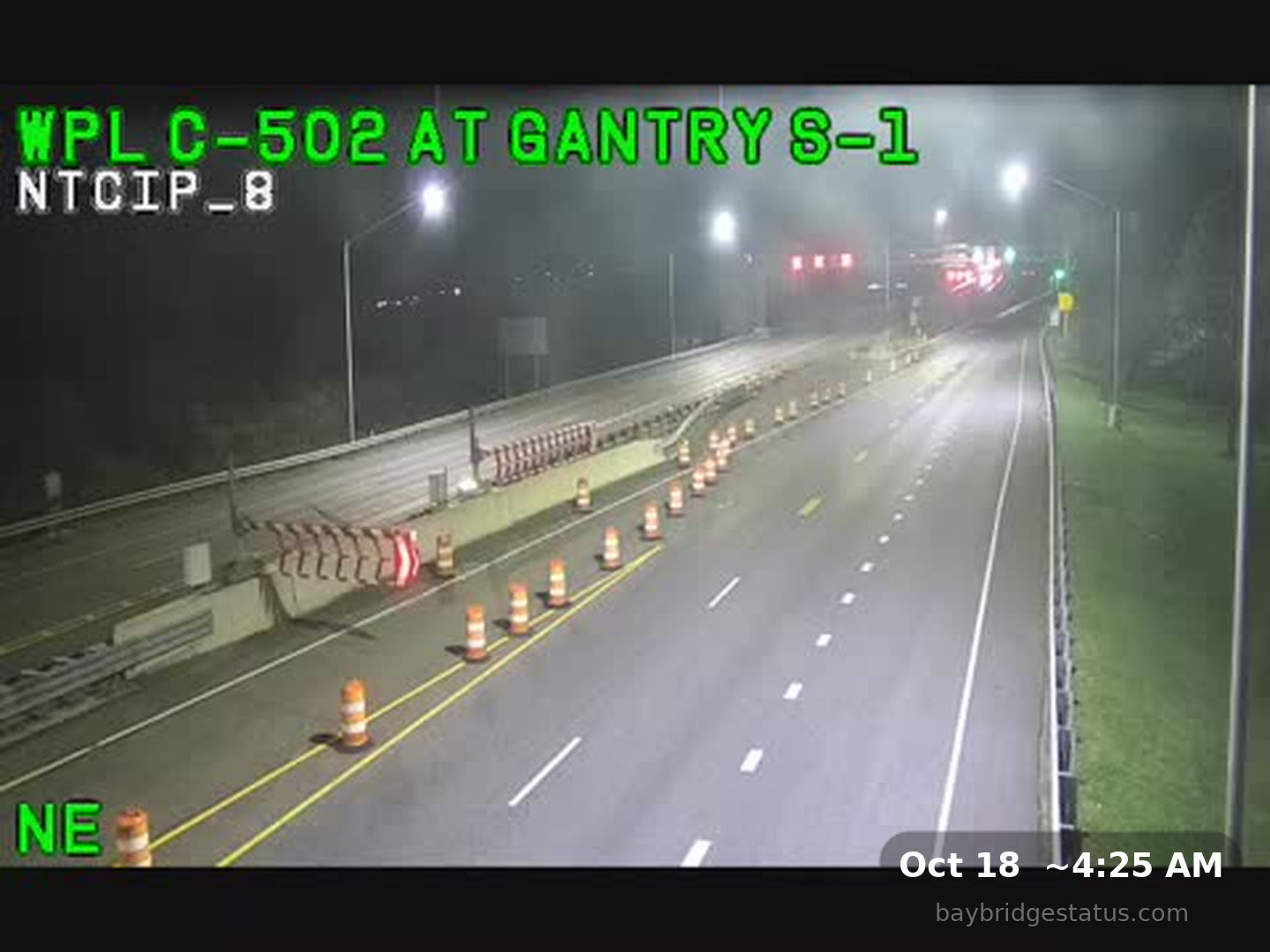 Bay Bridge, West End traffic camera