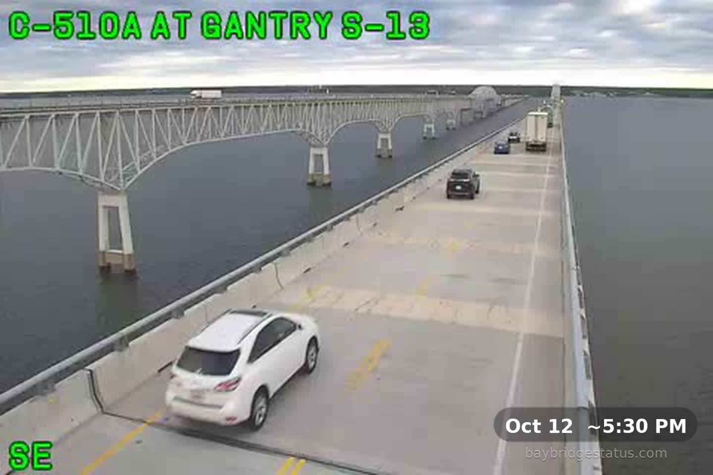 Bay Bridge Mid-Span, Eastbound traffic camera